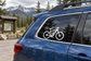 Lightning e-bike vinyl decal showing a white bicycle with lightning bolt graphic