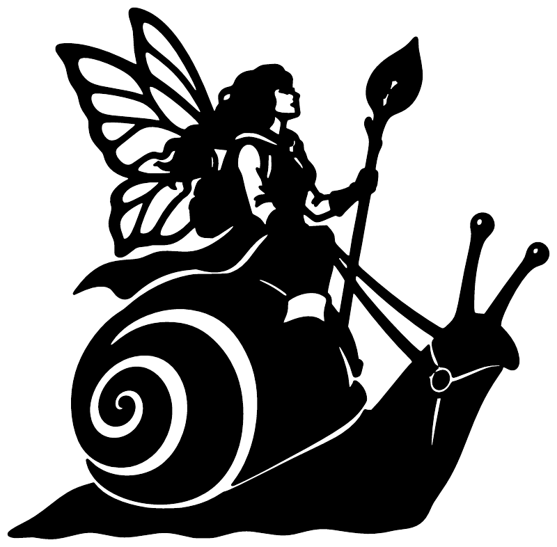 FairyCX012 — Snail Riding Adventurer ; preview rendered from the saved vector PDF