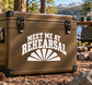 Vinyl decal with 'MEET ME AT REHEARSAL' text and semicircle fan graphic