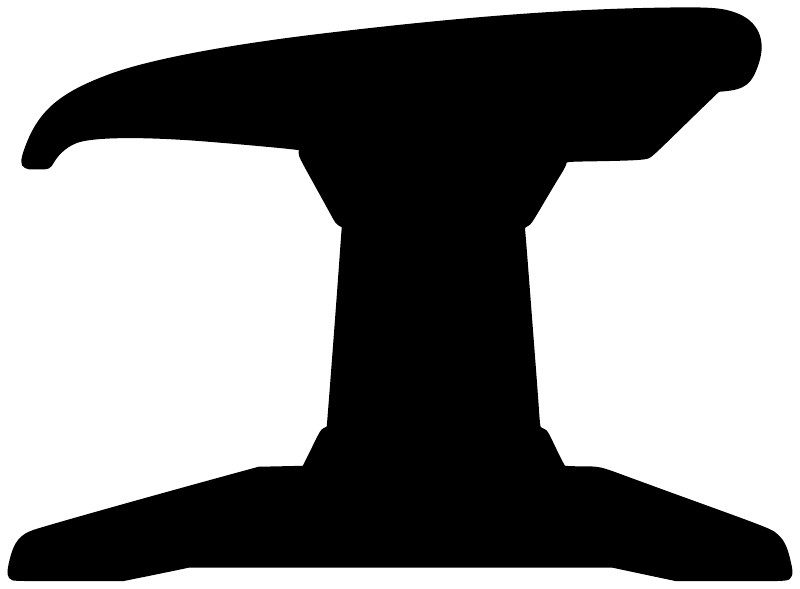 Gymnastics vault table vinyl decal silhouette, black on white