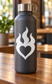 HeartCX001 — Wild Heart Flame; illustrative application of the exact PDF artwork