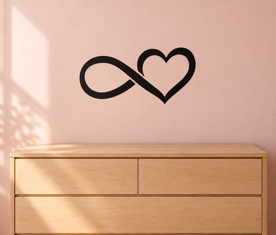 HeartCX003 — Heart Infinity; illustrative application of the exact PDF artwork