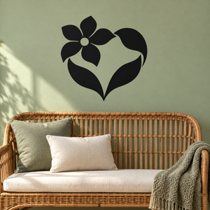 HeartCX004 — Botanical Heart; illustrative application of the exact PDF artwork