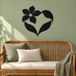 HeartCX004 — Botanical Heart; illustrative application of the exact PDF artwork