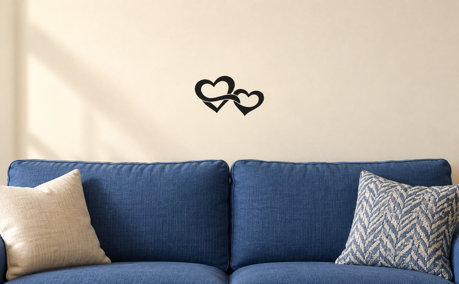HeartCX005 — Connected Hearts; illustrative application of the exact PDF artwork