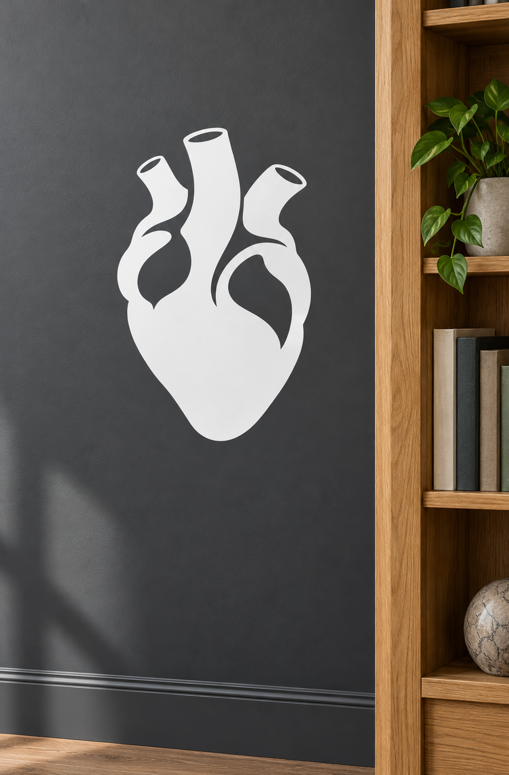 HeartCX006 — Anatomical Heart; illustrative application of the exact PDF artwork