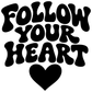 HeartCX007 — Follow Your Heart ; preview rendered from the saved vector PDF