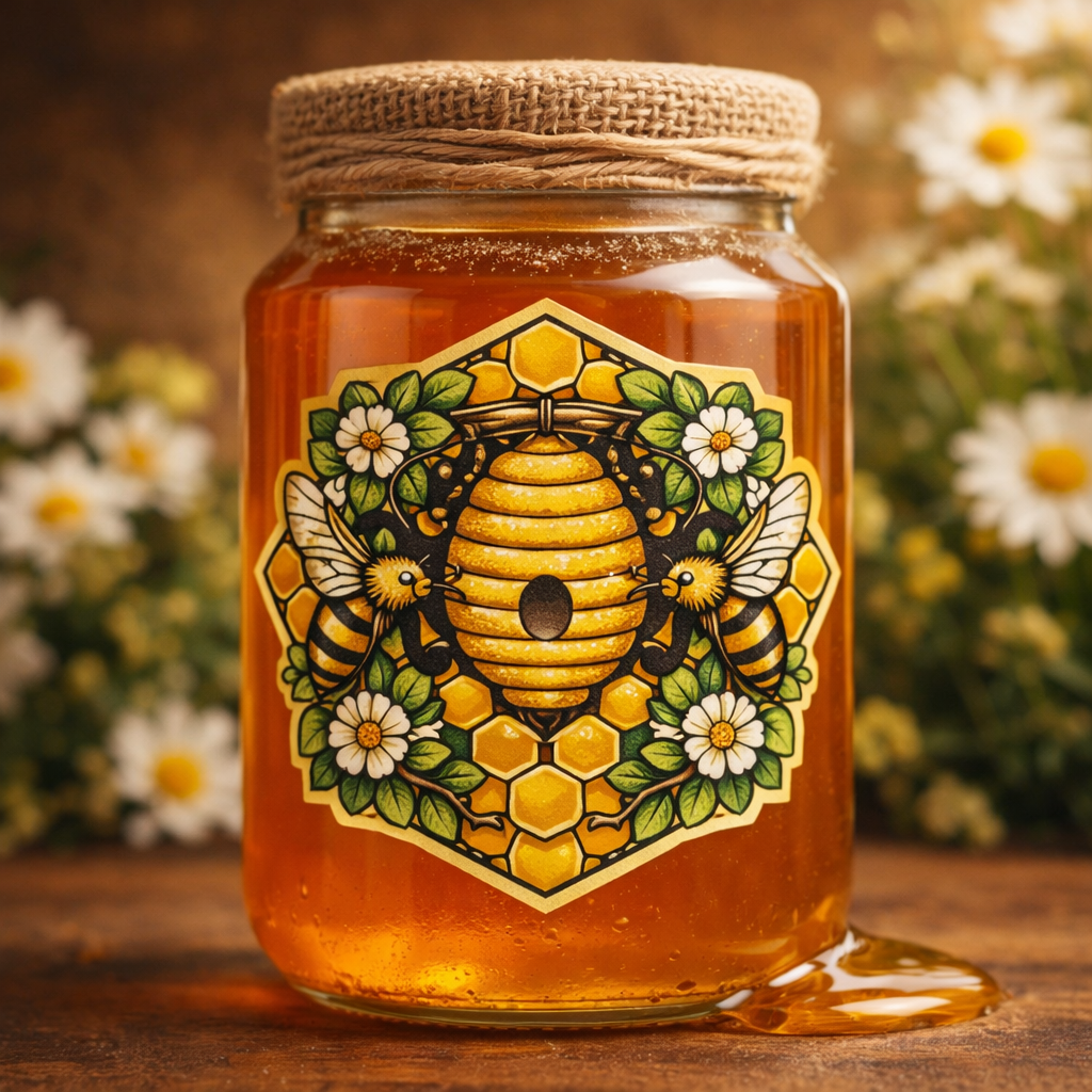 Honey Label Stickers