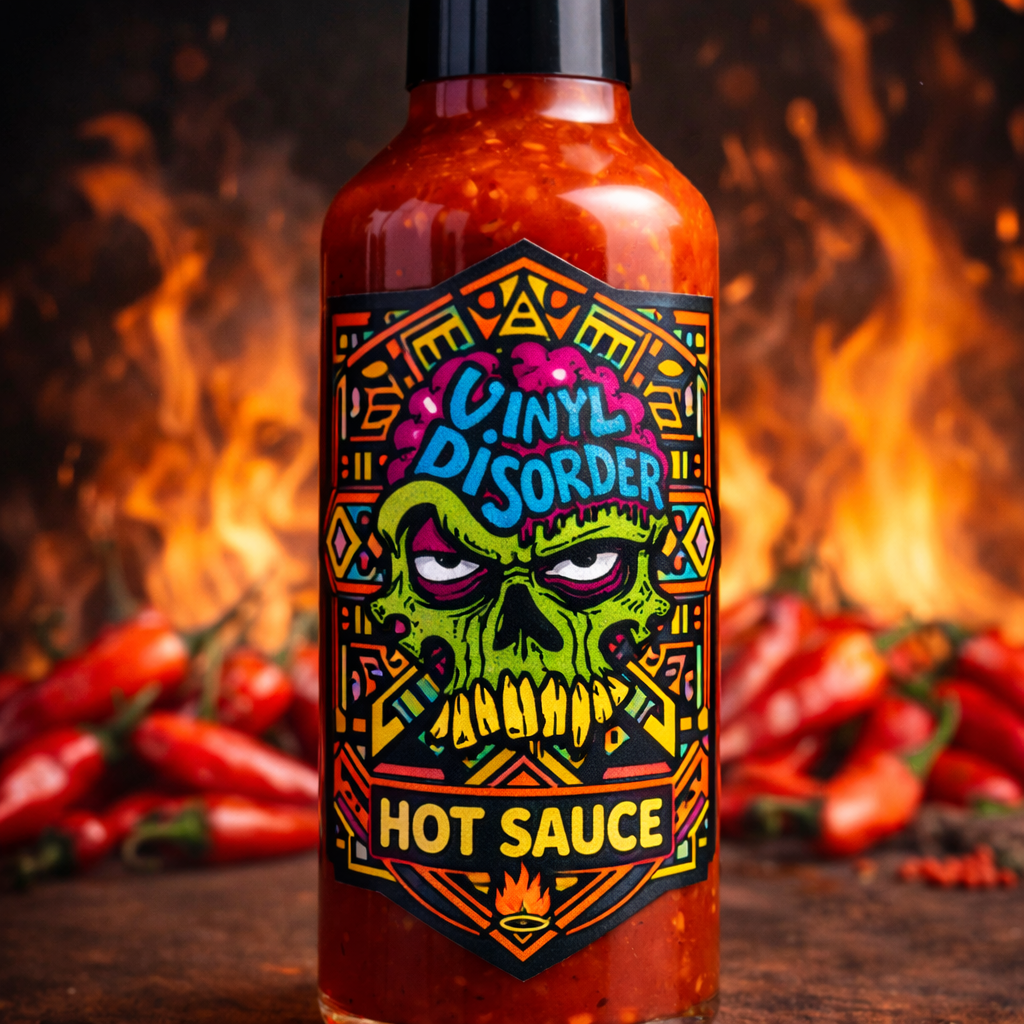 Hot Sauce Label Stickers