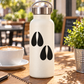 Hunting-themed vinyl decal with four black teardrop droplet shapes