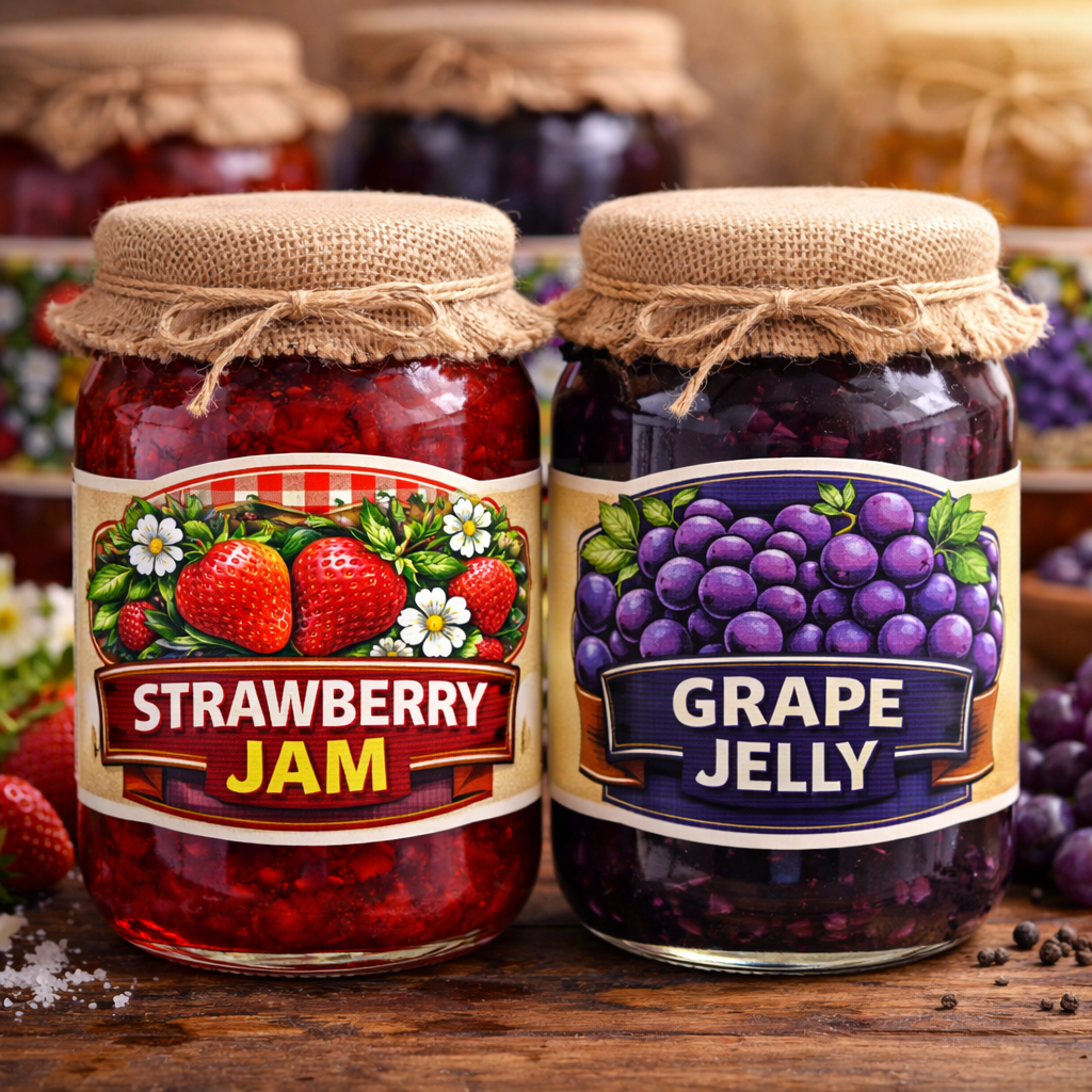 Jam and Jelly Stickers