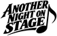 Vinyl decal reading “Another Night On Stage” in bold black lettering