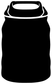Kayak dry bag vinyl decal sticker, white dry bag icon silhouette