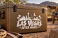 Vinyl decal with Las Vegas After Hours skyline, palm trees, and moon on cooler