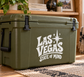 Las Vegas State of Mind vinyl decal with white lettering and starburst icons