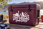 Vinyl decal with Las Vegas skyline, palm trees, Ferris wheel, and Good Days script