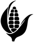 Black leaf spiral vinyl decal with stacked-dot emblem