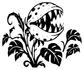 MonsterFlowerCX002 - Compact Spotted Monster Flower Garden; preview rendered from the saved vector PDF