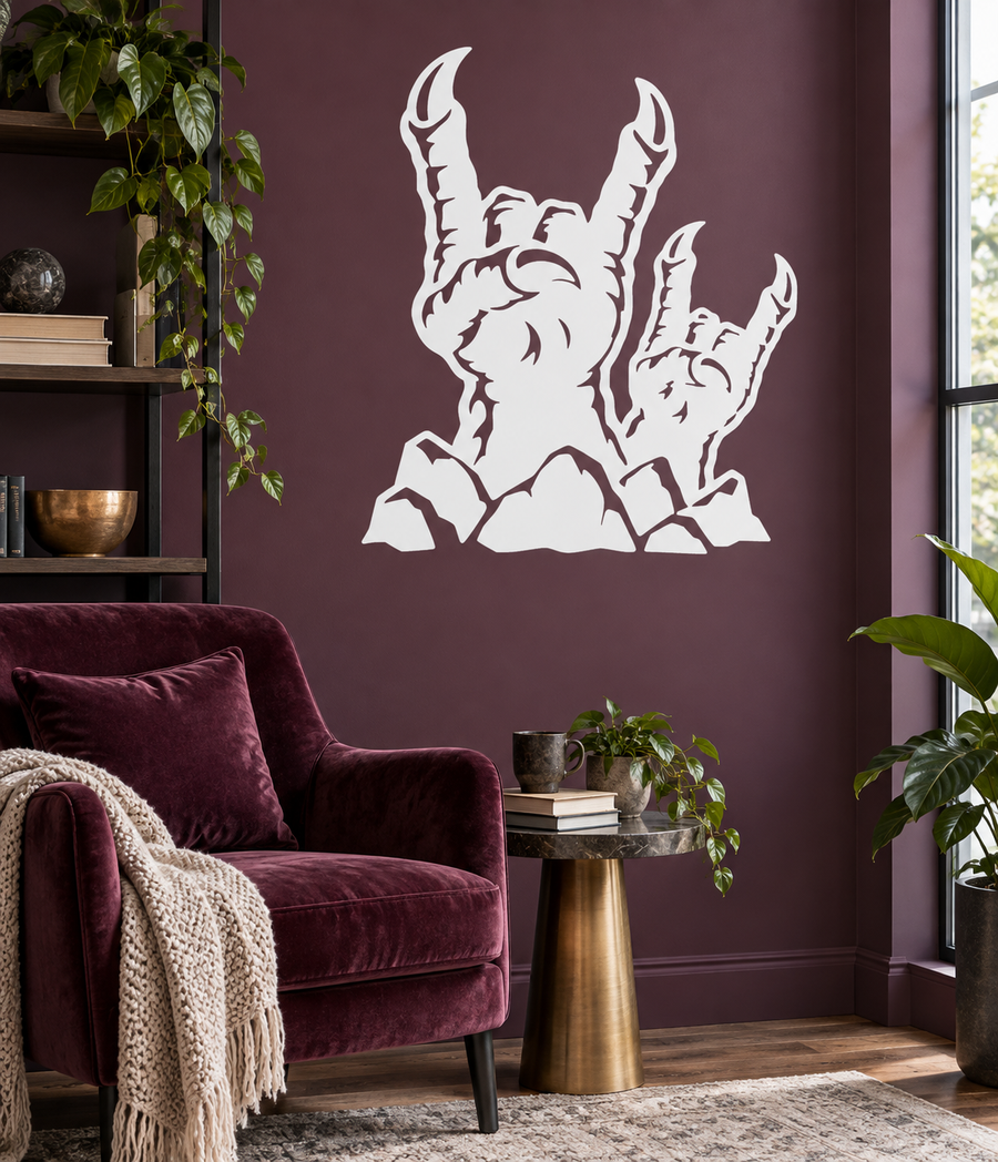 MonsterHandCX024 — Clawed Rock Gesture; illustrative application of the exact PDF artwork