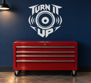 MusicCX007 — Turn It Up; illustrative application of the exact PDF artwork