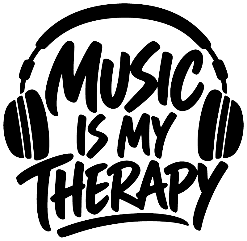 MusicCX008 — Music Is My Therapy ; preview rendered from the saved vector PDF