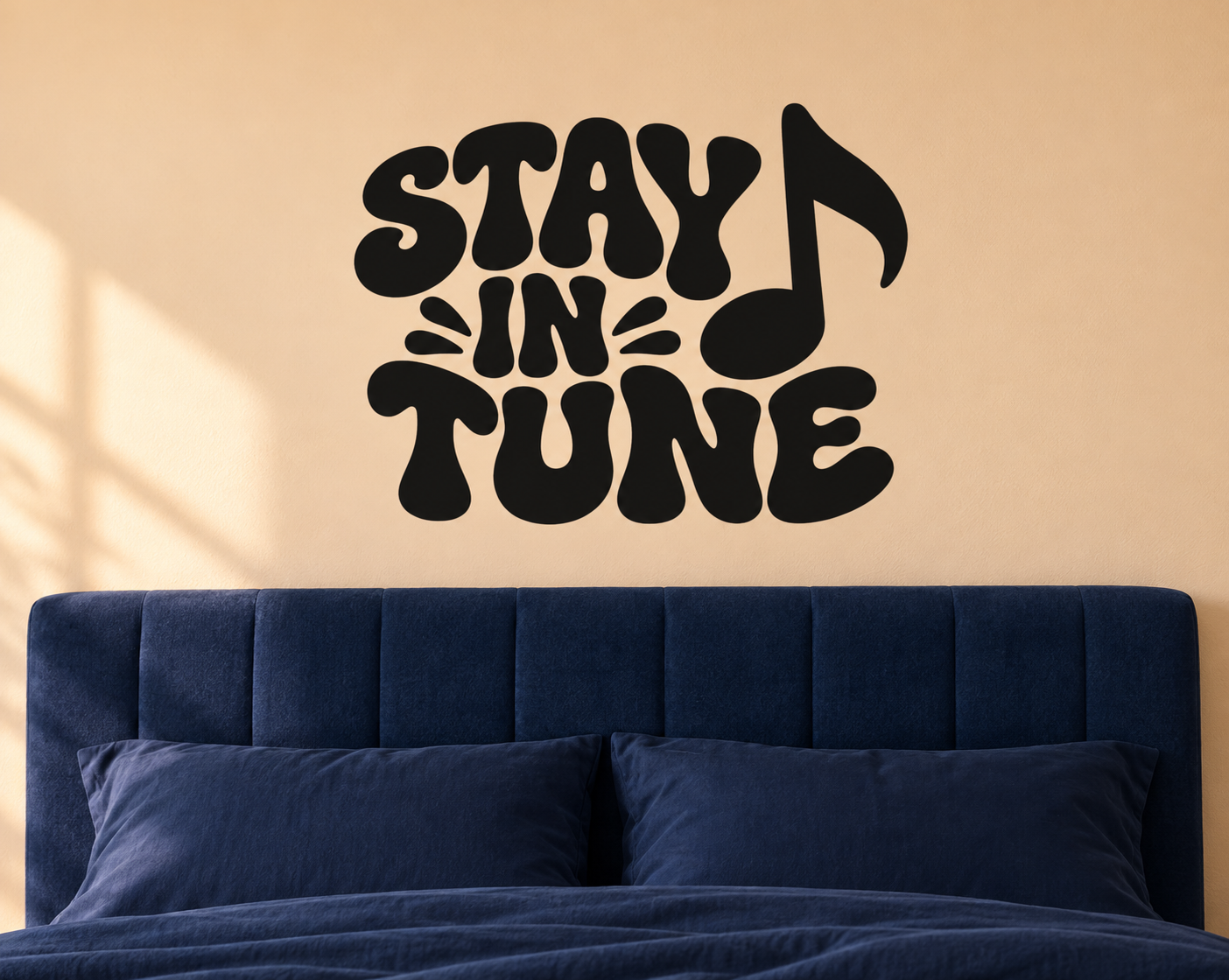 MusicCX009 — Stay In Tune; illustrative application of the exact PDF artwork