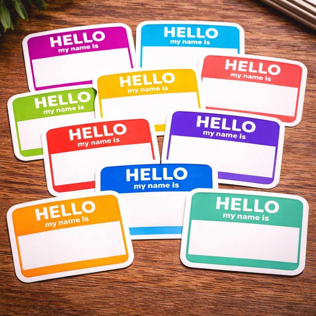 Name Tag Stickers