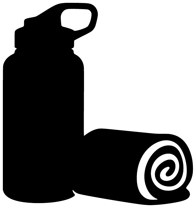 Paintball water break vinyl decal graphic, black paintball gun with spiral swirl target