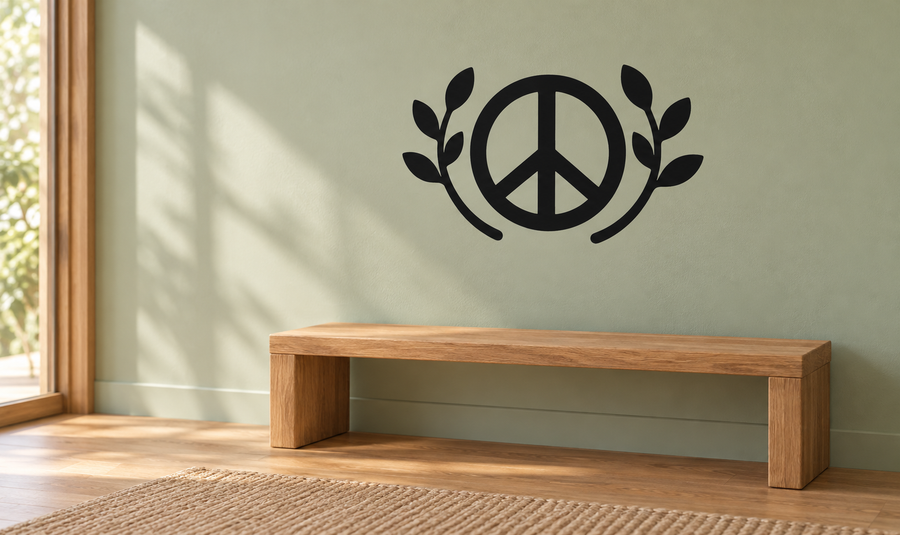 PeaceCX003 — Olive Peace; illustrative application of the exact PDF artwork