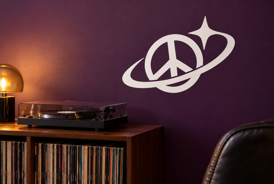 PeaceCX006 — Cosmic Peace; illustrative application of the exact PDF artwork