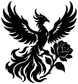 PhoenixCX007 — Phoenix and Rose ; preview rendered from the saved vector PDF