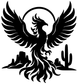 PhoenixCX017 — Desert Sun Firebird ; preview rendered from the saved vector PDF