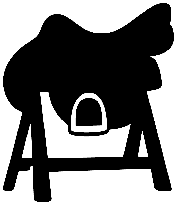 Polo horse and rider vinyl decal silhouette
