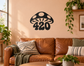 Black 420 mushroom vinyl decal