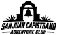 Black vinyl decal with bell tower icon and “San Juan Capistrano Adventure Club” wording.