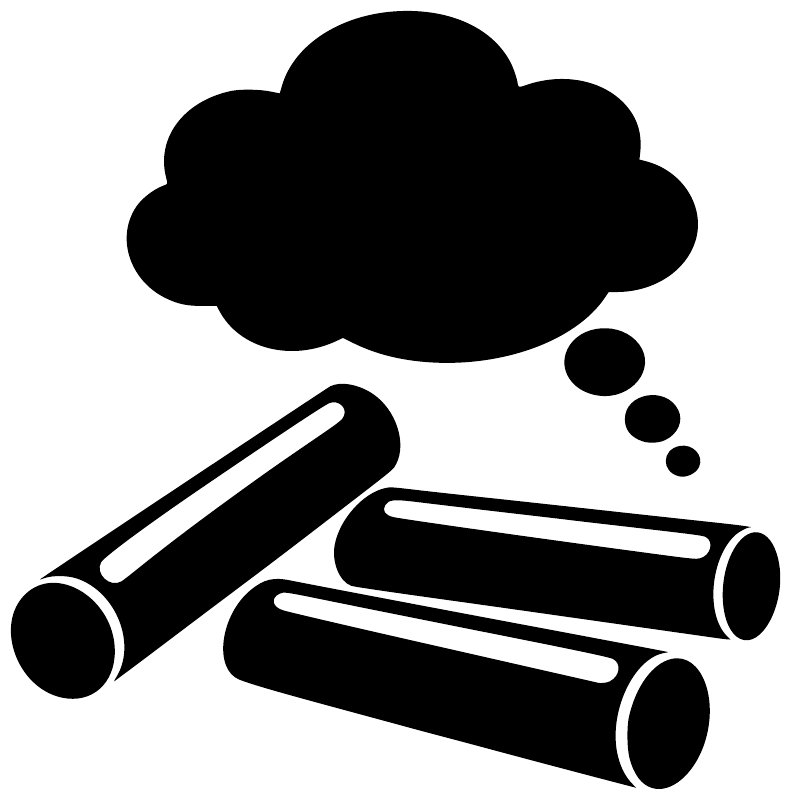 Chalk cloud vinyl decal silhouette: cloud shape with chalksticks and dots