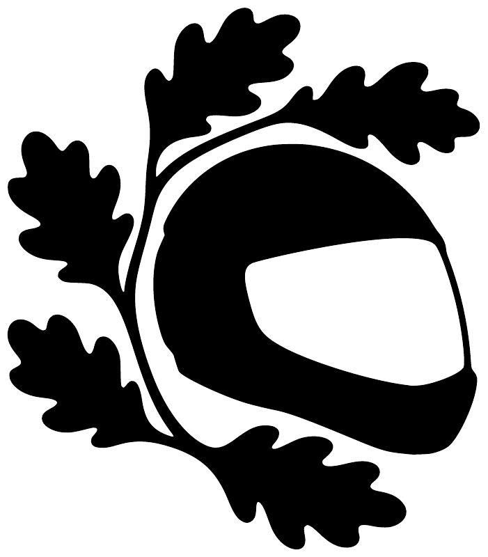 Black and white skydiving helmet vinyl decal with leaf shapes