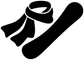 Black and white snowboarding vinyl decal graphic with snowboard and boot icon