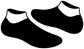 Soccer boot pair vinyl decal with black boots and white accents