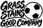 Black Grass Stains Good Company vinyl soccer decal with soccer ball graphic