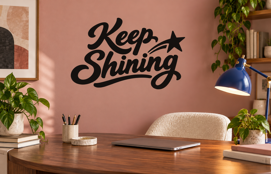 StarCX021 - Keep Shining; illustrative application of the exact PDF artwork