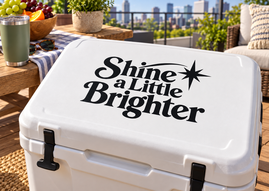 StarCX027 - Shine a Little Brighter; illustrative application of the exact PDF artwork