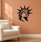 Lady Liberty portrait vinyl decal of the Statue of Liberty head with crown