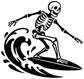SurfingCX015 - Surfing Skeleton ; preview rendered from the saved vector PDF