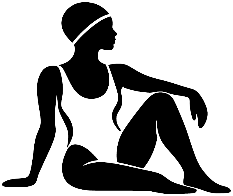 SwimmingCX006 - Swimming Quiet Pool Break; preview rendered from the saved vector PDF