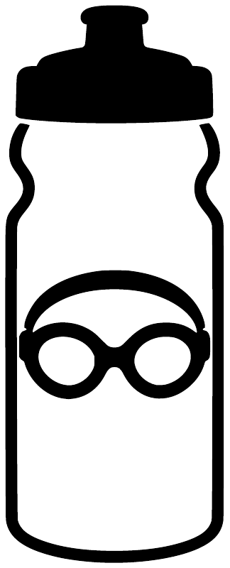 SwimmingCX018 - Swimming Swim Day Bottle; preview rendered from the saved vector PDF