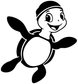 SwimmingCX024 - Swimming Turtle Lap Club; preview rendered from the saved vector PDF