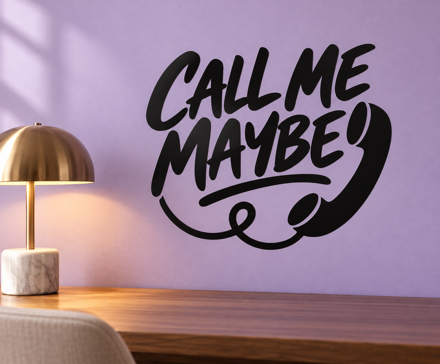 TelephoneCX007 — Call Me Maybe; illustrative application of the exact PDF artwork