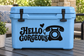 TelephoneCX009 — Hello Gorgeous; illustrative application of the exact PDF artwork