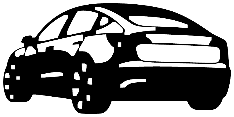 TeslaCX013 — Model 3 Rear Angle ; preview rendered from the saved vector PDF